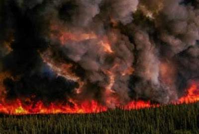 Smoke from Canada is coming toward Norway