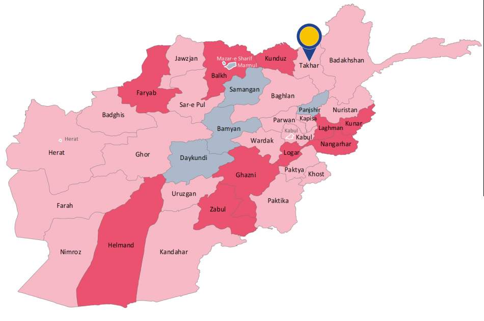 Arms, ammunition discovered in Takhar Province