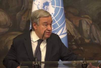 Guterres condemned the Zionist violence against the Palestinians in Jenin