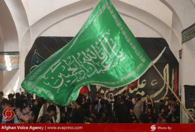 Photo reportage/ Gathering of thousands of Hussaini mourners in the shrine of Imamzada Yahya (a.s.) in the center of Sar-e-pul Province  <img src="https://cdn.avapress.net/images/picture_icon.png" width="16" height="16" border="0" align="top">