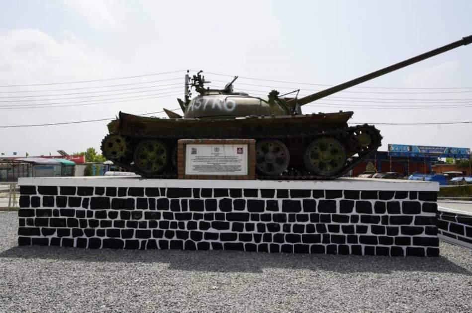 The remaining weapons of the invaders to Afghanistan were displayed in Khost