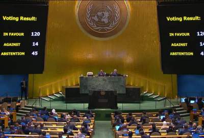 Approval of the anti-Zionist resolution by the decisive vote of the members in the United Nations