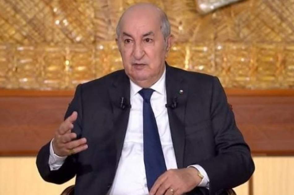 President of Algeria: The Zionist attack on Gaza is a war crime