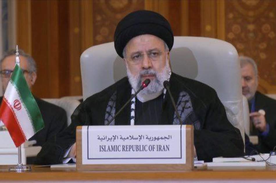 The President of Iran at the meeting of heads of Islamic countries: The final solution is the formation of a Palestinian state from sea to river