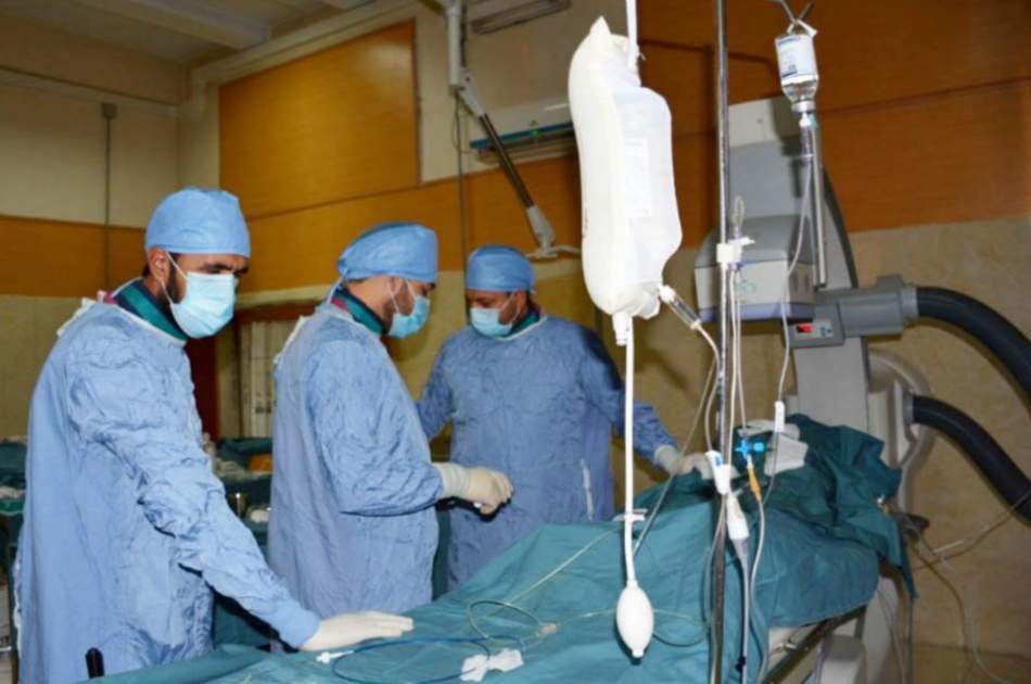 For the first time, angiography and angioplasty operations were successfully performed in a 400-bed hospital