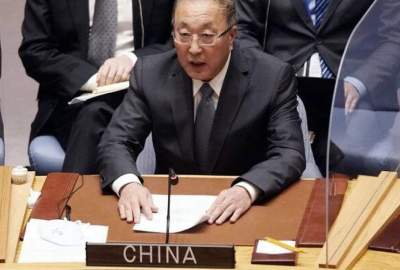 The representative of China in the United Nations called for a ceasefire in Gaza