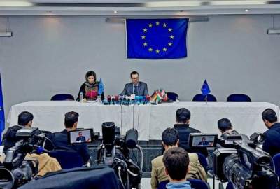 European Union representatives arrived in Kyrgyzstan for talks on Afghanistan