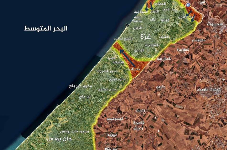 The Zionist regime plans to separate the north and south of the Gaza Strip