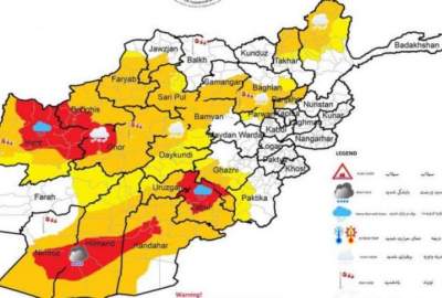 د هېواد په ۲۲ ولایتونو کې د باران او سېلابونو د ورښت د هوا پېژندنې خبرداری