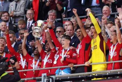 Manchester United won the derby and won the FA Cup