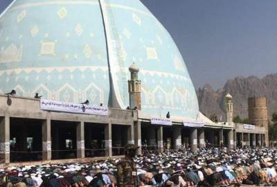 اقامه نماز عید قربان از سوی رهبر امارت اسلامی در ولایت قندهار