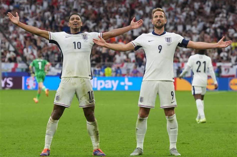 England 2-1 Slovakia; Three Lions