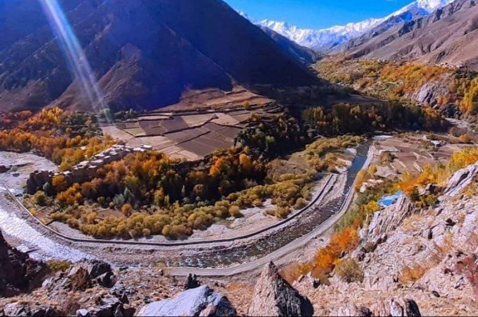 The roads in Panjshir were blocked due to floods