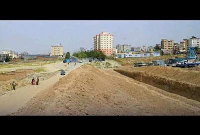 Preliminary works of the new road connecting Omid Sabz to Erfani settlement in western Kabul begin