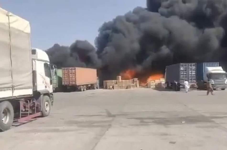 40 trucks of commercial goods burned in Herat customs fire