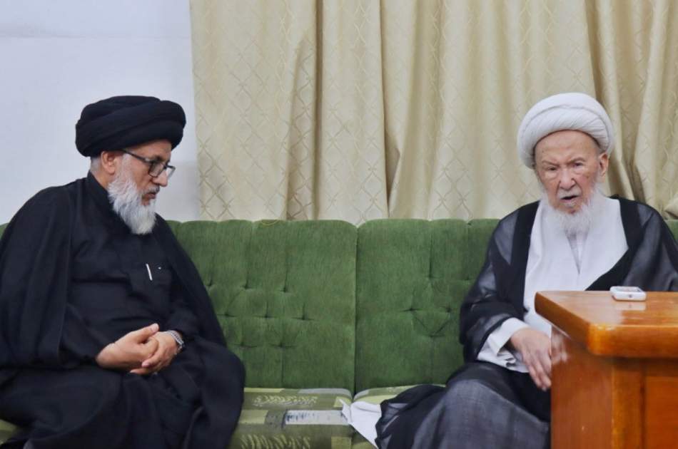 Hosseini Mazari meets with Ayatollah Fayyaz; His Majesty