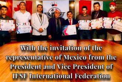 Holding the meeting of the martial sports federation in Mexico