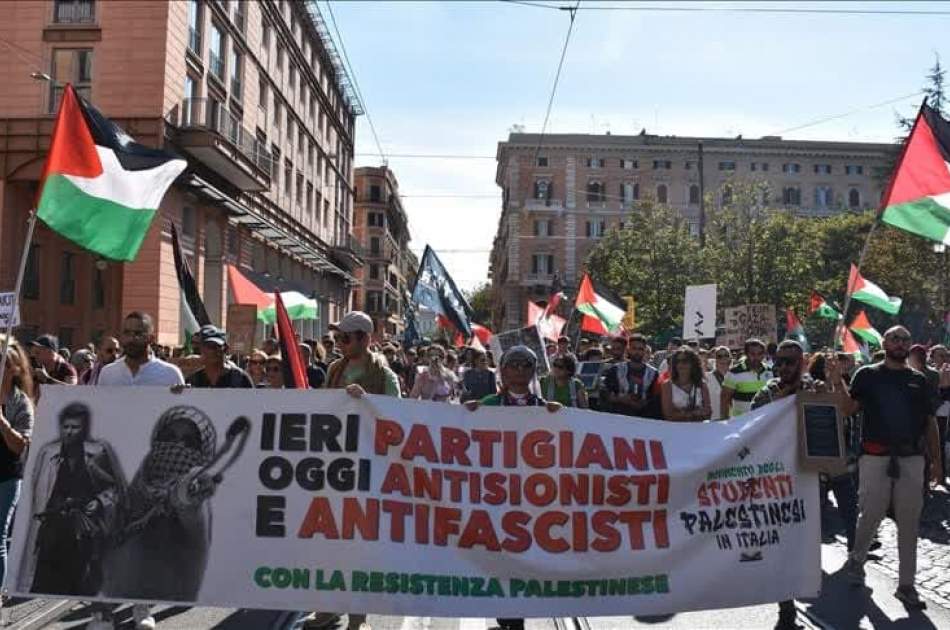 Thousands march in Rome to protest 