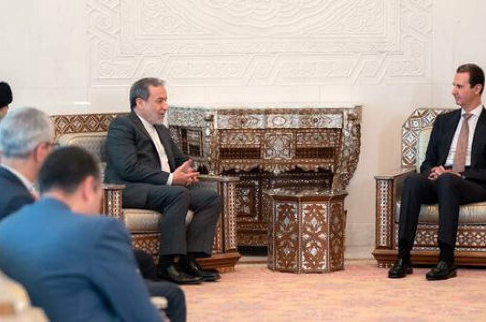 Bashar Assad in a meeting with Araghchi: Iran