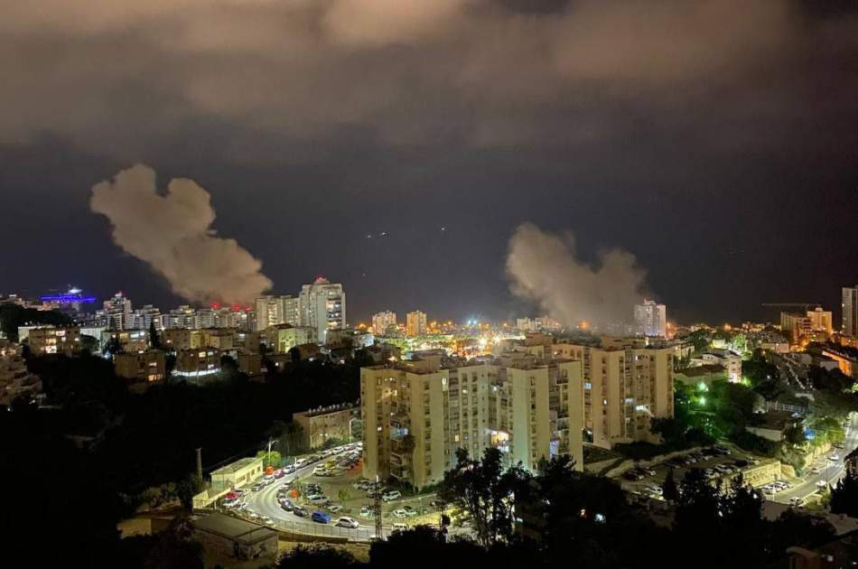 Successful missile attacks by Hezbollah in Lebanon against the Zionist enemy in the cities of Haifa and Tiberias