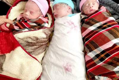 Woman gives birth to triplets in Samangan province