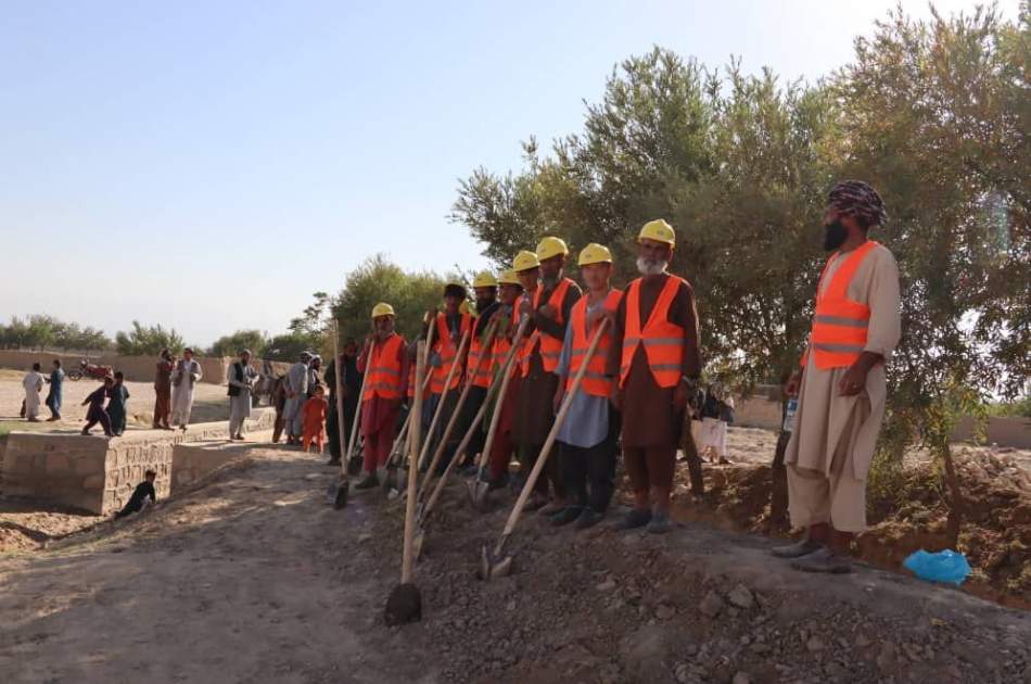 آغاز کار ساخت یک کانال آب با هزینه بیش از 200 هزار دالر در ولایت سرپل