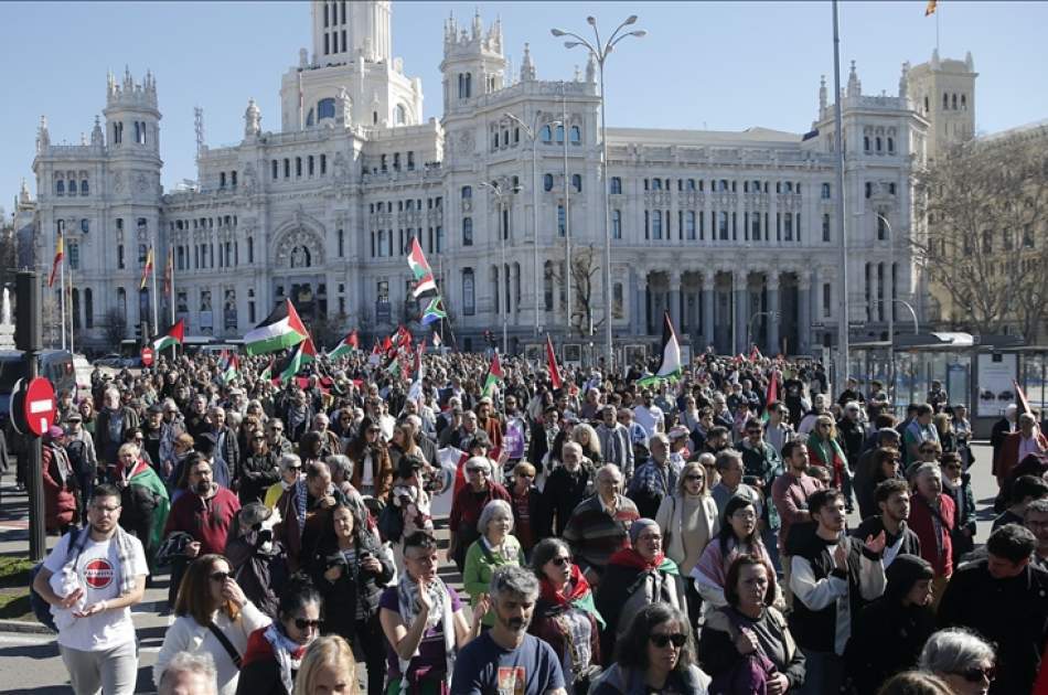 Massive protests against the crimes of the Zionist regime in Munich/Protesters demanded a ceasefire in western Gaza and Lebanon