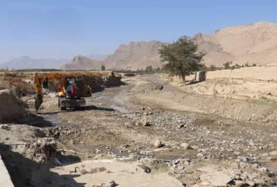 ساخت دو سربند آب با هزینه پنج میلیون افغانی در ولایت لوگر