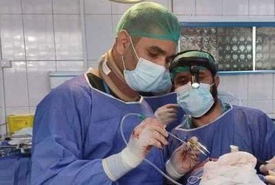 Performing the first brain tumor operation successfully in Herat State Hospital