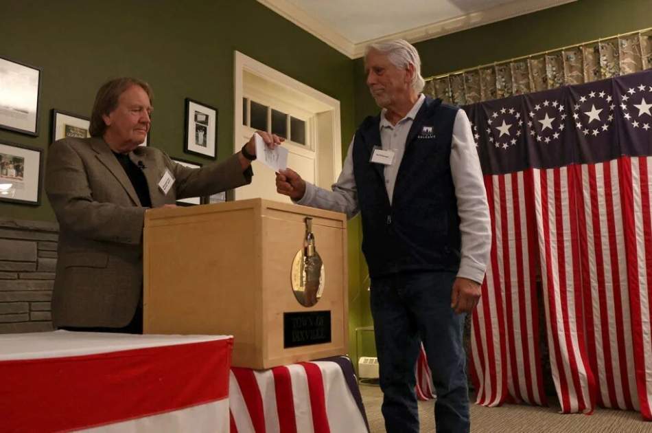 The arrest of an election worker in Georgia, USA, on the charge of making a bomb threat