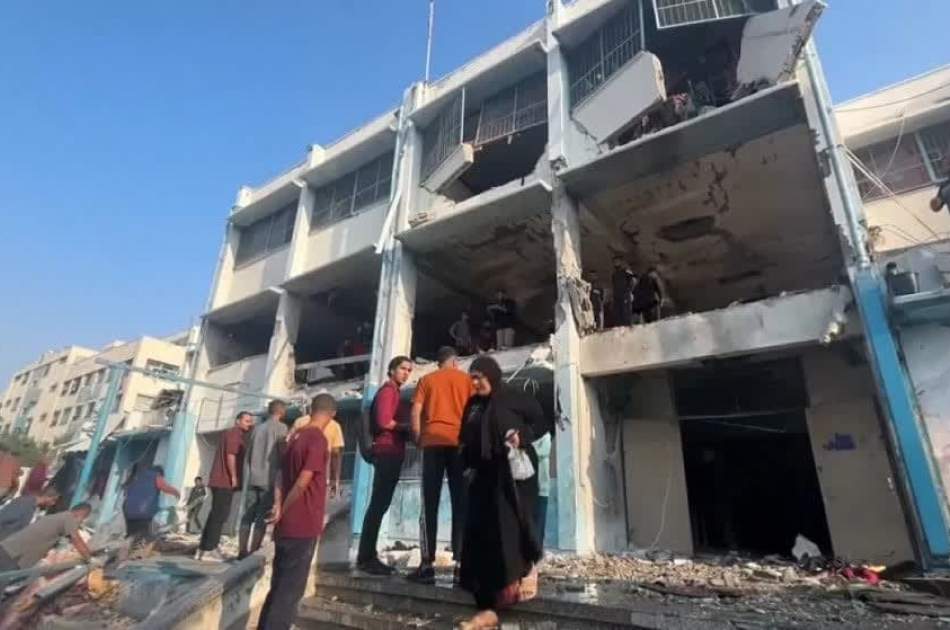 Israeli strike on UNRWA school in Gaza kills 14 civilians