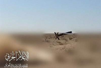 Two drone attacks by the Islamic resistance of Iraq to the north and south of occupied Palestine