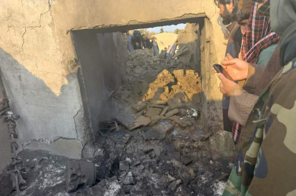 Three houses destroyed as a result of the explosion of 22 rocket shells in Balkh