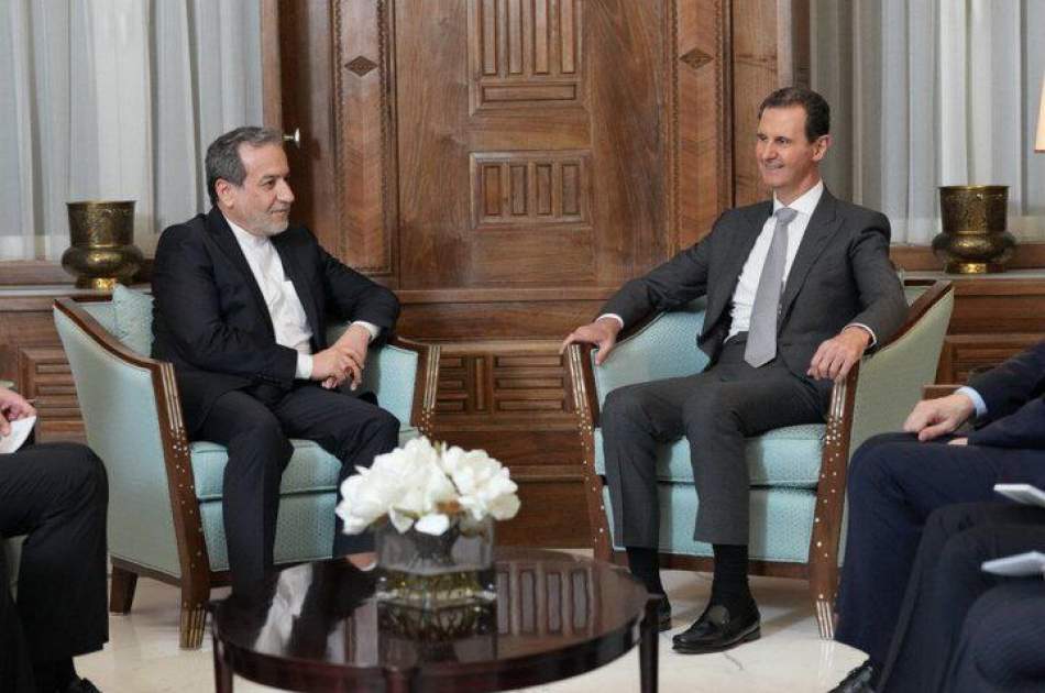 Araqchi meets with Assad; We are confident that Syria will overcome terrorist groups