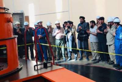 فعال‌سازی توربین اول تولید برق بند نغلو