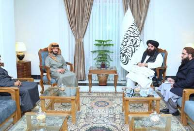 تعزيز العلاقات الدبلوماسية، محور لقاء متقي مع القائم بأعمال سفارة قطر في كابول