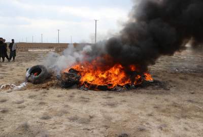 حریق یک محموله بزرگ مواد مخدر و مشروبات الکلی در ولایت بلخ