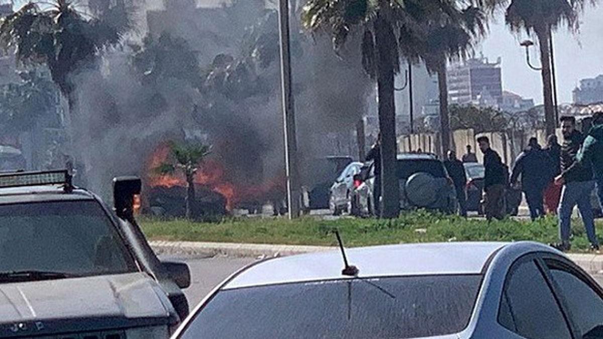 حمله پهپادی رژیم صهیونیستی به یک موتر در لبنان