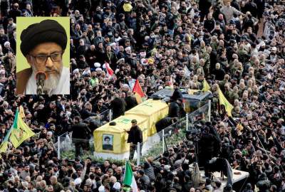 عظمت بی‌نظیر مراسم تشییع شهیدان نصرالله و صفی‌الدین، نشان‌دهنده جهانی شدن مقاومت علیه مستکبران بین‌المللی است
