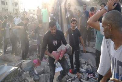 Another Horrific Zionist Crime in an Airstrike on a Medical Center in Gaza