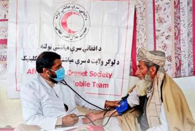 جمعیت هلال احمر: برای نزدیک به 12 هزار نفر طی یک ماه اخیر در لوگر خدمات صحی ارائه شده است