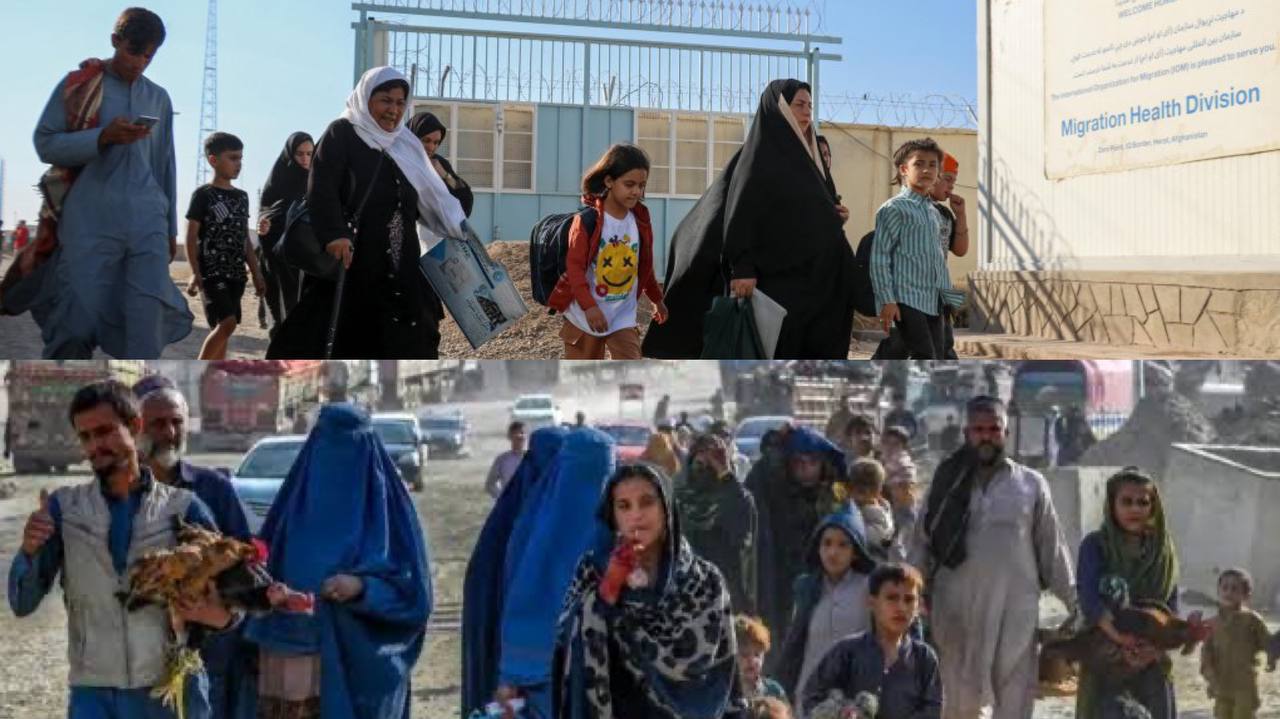 برگشت نزدیک به ۶۰۰ خانواده مهاجر از ایران و پاکستان به کشور در یک‌ روز