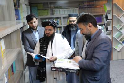 بازدید معین هنر و فرهنگ امارت اسلامی از رایزنی فرهنگی ایران در کابل؛ علاقمندی برای امضاء تفاهم‌نامه همکاری مشترک  