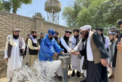 بهره‌برداری از یک شبکه آبرسانی با هزینه بیش از ٢٥٨ میلیون افغانی در بلخ