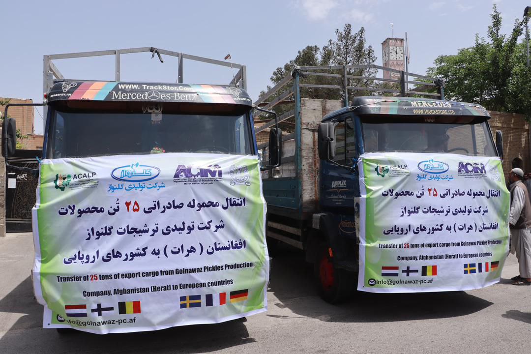 ترشیجات افغانستان راهی بازار اروپا شد