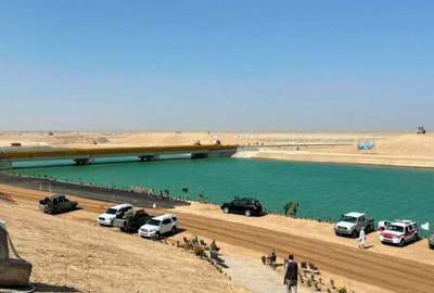 شرکت انکشاف ملی: ۹۰ درصد کار فاز دوم کانال قوش‌تپه تکمیل شده است