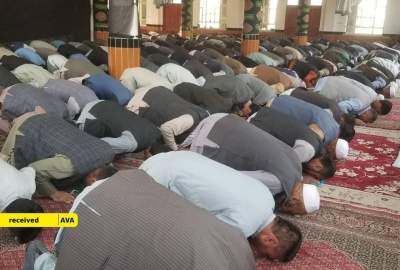 تصاویر/ برگزاری نماز عید سعید قربان در مسجد امام هادی(ع) شهرک اتفاق کابل  