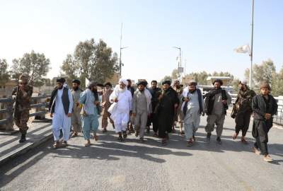 بازدید سرپرست اداره ملی مبارزه با حوادث از مرز میلک و کمپ مهاجرین در نیمروز