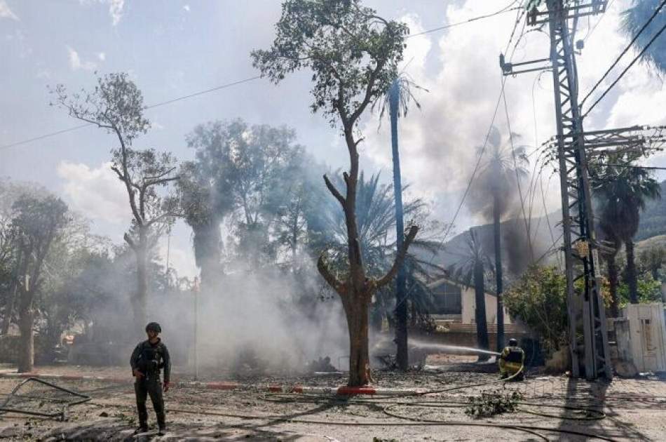 Northern occupied territories on fire; chain explosions set off a massive fire