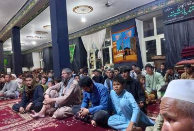 برگزاری پرشور مجالس عزاداری حسینی (ع) در ولسوالی دهدادی بلخ
